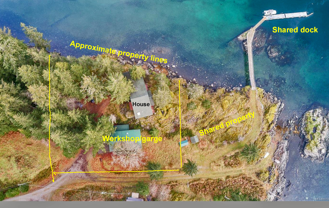 House on Quathiaski Cove